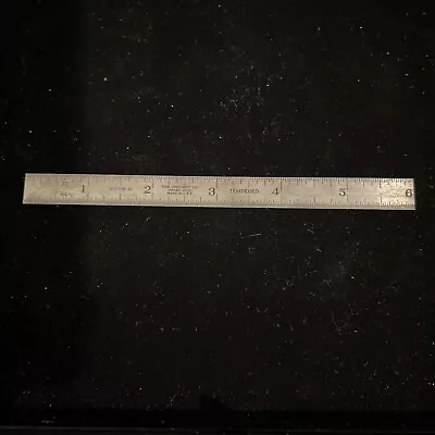 Vintage Ohio Art Metal Machinist Ruler / Rule Scale 1/8163264 No. DW 46 • $4.27