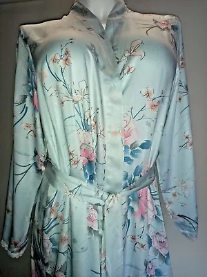 Ladies Floral Print Wrap Dressing Gown Robes Kimono  • £16.95