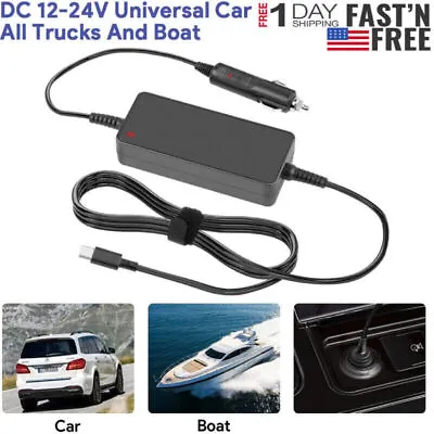 90W USB-C Type-C Car DC Laptop Charger Adapter For Dell Lenovo MacBook Notebook • $16.99