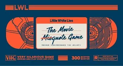 The Movie Misquote Game Little White Lies New • $15.06