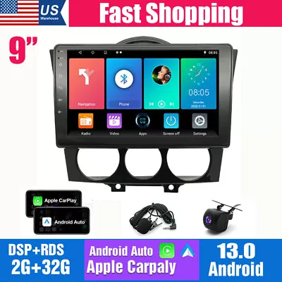 Android 13.0 For Mazda RX-8 2003-2008 Apple CarPlay Car Radio Stereo GPS Navi BT • $133