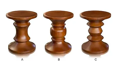 Solid Walnut Wood Stool Coffee Table Stool Solid Wood Walnuss. 3 Variations • £257.25