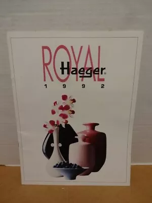 Haeger Royal Potteries 1992 Catalog 22 Pages • $12.15