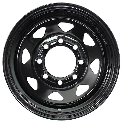 ECustomrim Trailer Wheel 16 In. X 6 In. 8 Lug Black Steel Rim Wheel • $80.96