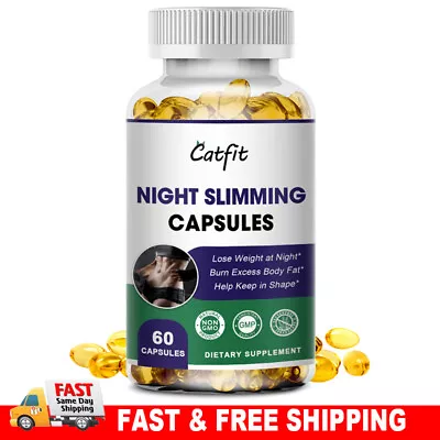 Night Time Fat Burner Supplement For Fat Burn Weight Loss Appetite Suppressant • $11.66