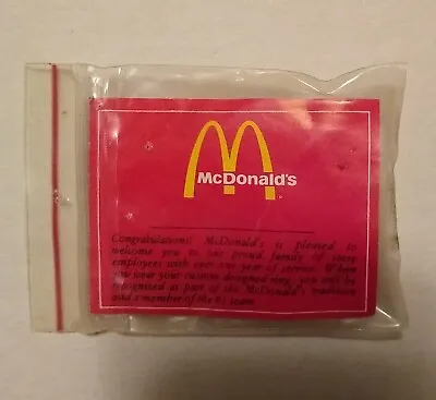 $84.97 • Buy McDONALD'S QSC Employee Award Stainless Class RING Size 5 1/2 F Vintage Unopened