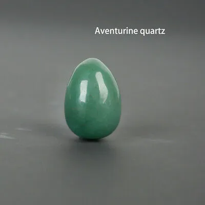 $3.49 • Buy Natural Quartz Crystal Egg Gemstone Healing Exercise Palm Worry Reiki Stones