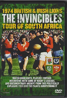 £6.95 • Buy The Invincibles - The 1974 British & Irish Lions Rugby Tour Of South Africa DVD