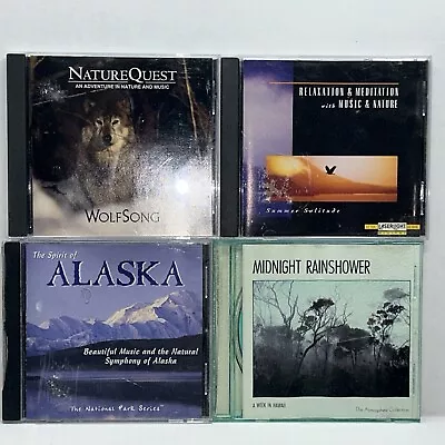 Relaxation Meditation Nature Cd Lot Alaska Midnight Rainshower Wolfsong Summer • $19.99