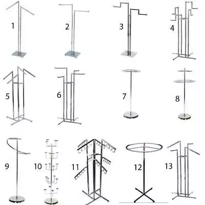 Hd Fashion Rail 4 Or 2 Way Spiral Circular Rail 1 Or 2 Tier Spinnerhat Stand • £179.69