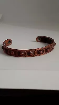 Vintage Bell Trading Post Copper Starburst Cuff Bracelet • $21.99