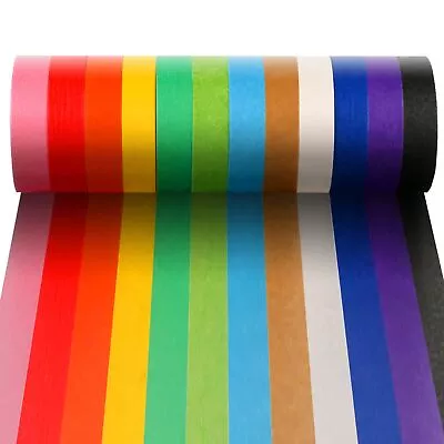 Colored Masking Tape 12 Rolls Painters Tape For Arts Multicolored  • $16.75