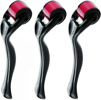 $25.52 • Buy Derma Roller Kit, 3Pack - (0.25Mm/0.5Mm/1Mm) Needle 540 Titanium Micro Needles