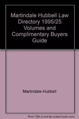 Martindale Hubbell Law Directory 199525 Volumes And Complimentary Buyer - GOOD • $28.94