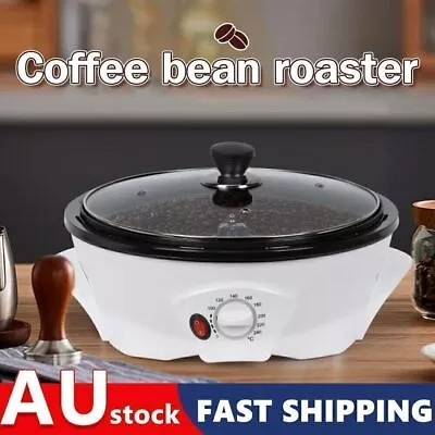 220V Electric Coffee Roaster Home Coffee Bean Non-Stick Roasting Baking Machine • $51.59