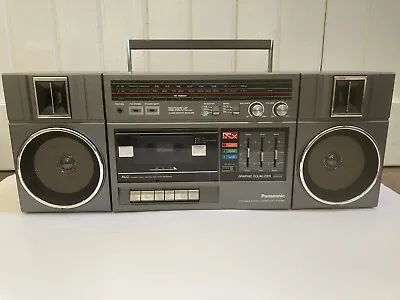 Vintage PANASONIC RX-C39 Portable Stereo 80s Boom Box FM AM Cassette JAPAN Flaws • $175