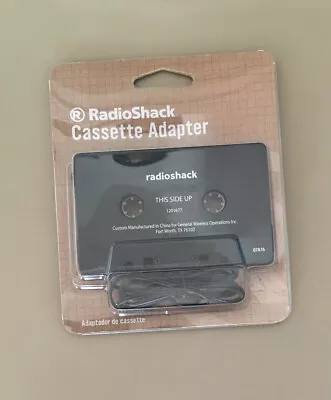 Radio Shack Cassette Adapter - Connects Your MP3 Or CD Player———————4 • $6.99