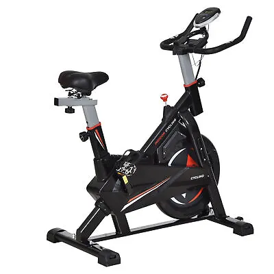 £149.99 • Buy HOMCOM Indoor Cycling Bike Upright Stationary 10kg Flywheel Exercise Bike Stand