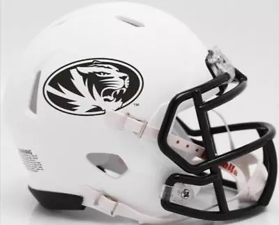 Missouri Tigers White Mini Speed Replica Helmet [NEW] NCAA Miniature Desk Office • $27.95