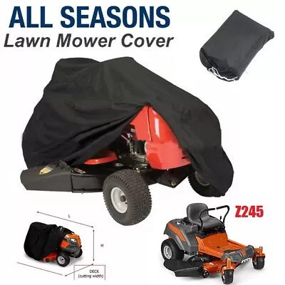 M L XL XXL XXXL Lawn Mower Riding Tractor Cover Waterproof Protector Garden UK • £10.19