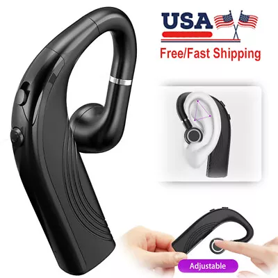 Bluetooth Earphone Ear Hook Headset With Mic Wireless Headphones Sports Earbud • $13.01