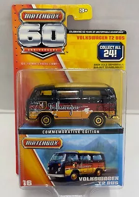 Matchbox 60th Anniversary 2013 Volkswagen T2 Bus  • $9.50