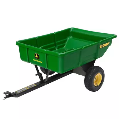 Poly Utility Cart Dump Trailer Tow Behind 450 Lb. With Universal Hitch 7 Cu.Ft. • $402.81