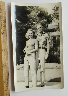 Vintage Original Black & White Photo Bill Lundigan & Martha O'Driscoll 1940s • $20