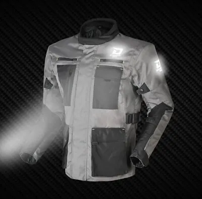 Touring Men DG7 CE-Armor-Textile Waterproof 3 Layer Motorcycle Jacket • $92.99
