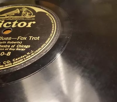 78RPM Victor Original Dixieland Jazz Band - Bow Wow / Benson Orch - Railroad V+ • $18.95