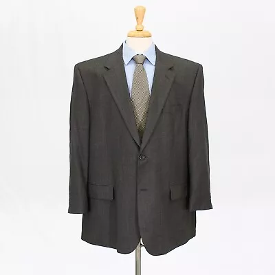 Joseph & Feiss 48R Gray Sport Coat Blazer Jacket HT 2B Wool • $49.99