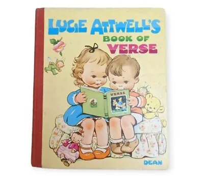1960 Lucie Attwells Nursery Rhymes Hardcover Mabel Verse Book Poem Kitsch Vtg Of • $46