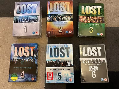 Lost: The Complete Seasons 1-6 DVD Box Sets NO OUTER BOX • £15