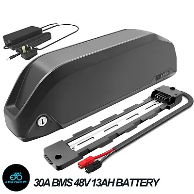 48V 13Ah EBike Lithium Iron DownTube Hailong 6 Battery E Bike Conversion Kit UK • £229