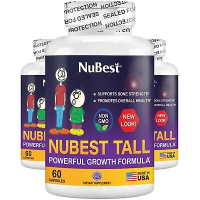 NuBest Tall Healthy Growth Supplement For Children (5+) & Teens - Pack 3 • $155