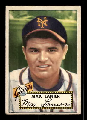 1952 Topps #101 Max Lanier - G-VG - EXACT SCAN - LOW GRADE SET FILLER • $40