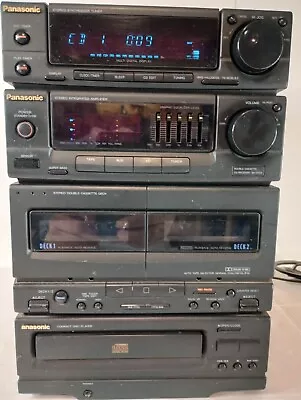 Panasonic SA-CH33 Compact Hi-Fi System CD Radio Tape Deck For PARTS/ REPAIR • $35