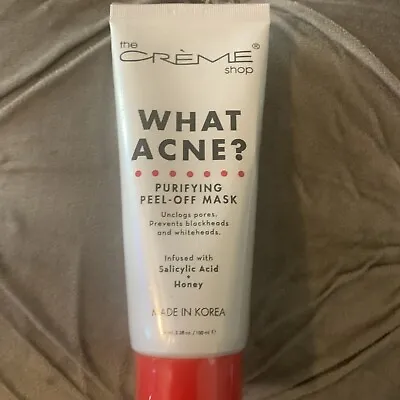 The Creme Shop WHAT ACNE? Purifying Peel-Off Face Mask Salicylic Acid 3.38 Oz  • $7.50