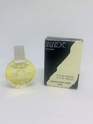 £10.25 • Buy Paradoxe De Cardin Eau De Parfum Edp 4ml Splash Women's For Her. New Boxed