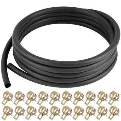 1/4  Nitrile Rubber Injection Fuel Hose Clamps Gas Pipe Line 10FT • $12.32