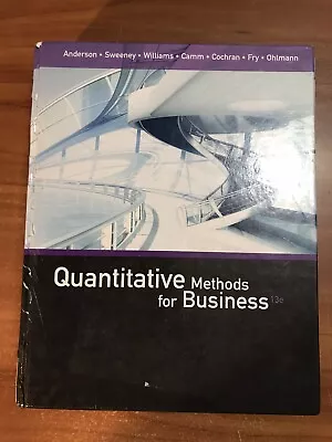 Quantitative Methods For Business Hardcover 13e 13th Thirteenth Edition • $18