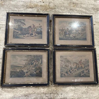 £59.99 • Buy Antique Original Set 4 Prints Samuel Howitt Partridge Shooting Hunting Dogs 1798