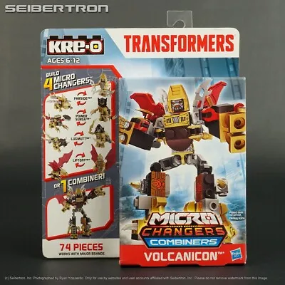 VOLCANICON Transformers Kre-o Micro-Changers Combiner Hasbro 2014 New • $60.13