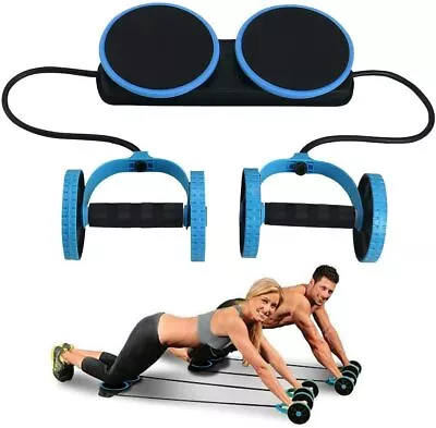 Multi-Function Double Ab Roller Wheel New Version Ab Wheel Exercise Fitness • $15.50