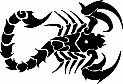 Scorpion Arachnid Insect Animal Tribal Truck Window Vinyl Decal Sticker • $23.44