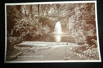 West Quarter Glen Falkirk Vintage RP Postcard 'Photo Brown' Valentines • £3.99