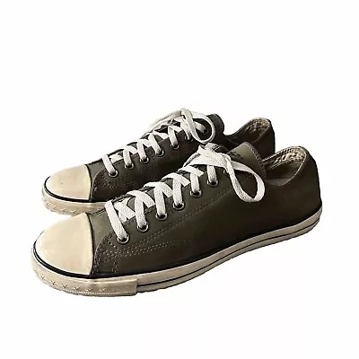 John Varvatos X Converse Leather Sneakers Green Men’s US Size 11 • $79.99