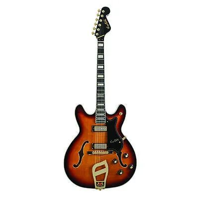 Hagstrom VIK67-G-VSB '67 Viking II Semi-Hollow Guitar Vintage Sunburst • $1050