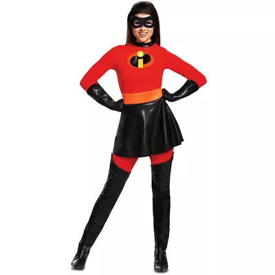 Licensed Incredibles Mrs Incredible Skirted Deluxe Character Costume Adult Women • $44.21