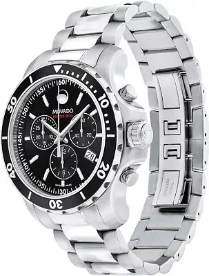 Movado Series 800 Men's Swiss Chronograph Steel Bracelet Watch 42mm - Silver • $790
